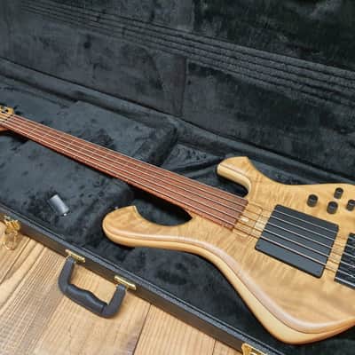 2018 Skjold Slayer 5 Exotic Stage Series 5String Bass Select Premium Myrtle Top image 1