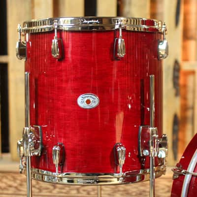 Slingerland Studio King Royal Crimson Lacquer Drum Set - 14x18,8x12,14x14 image 5