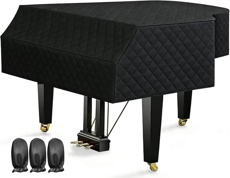 Grand Piano Cover Waterproof Moisture-proof and Dustproof Grand Piano Protective Cover (200cm/78.7in) image 1