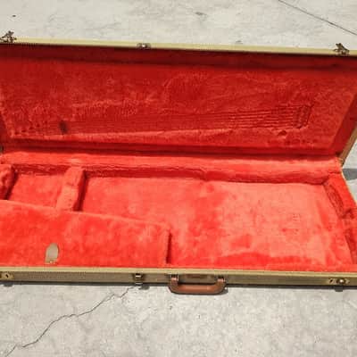 1980's-1990's Fender Hardshell Case - Tweed with Orange Interior - For Reissue Strat or Tele image 2