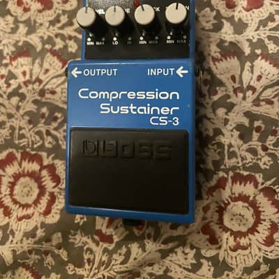 Boss CS-3 Compression Sustainer (Silver Label) 1997 - Present - Blue image 1