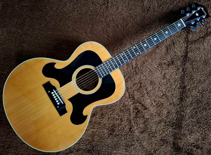 Morris 希少WJ-25ブラック エバリーブラザーズ ジャパンビンテージ Stunning Vintage 1970s Morris WJ-25 J-180 Everly Brothers Model
