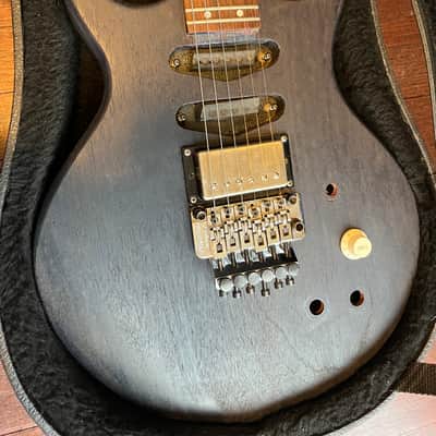 80’s Hamer Steve Stevens 24 fret guitar Floyd Rose Dimarzio project OHSC image 3
