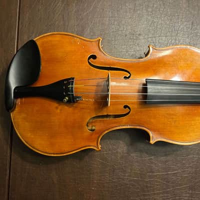 Quinlan & Fabish Monteleone 16.5" hand carved viola, Brazilwood bow and Bobelock Obleck case image 6
