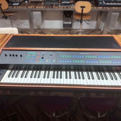 Rhodes Chroma 64-Key 16-Voice Polyphonic Analog Synthesizer 1982 - 1984 - Black w/ Wood Sides