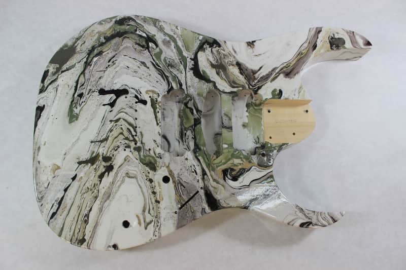 Ghillie swirl RG Guitar body fits Ibanez(tm) 6 string RG & Jem AANJ Necks J1490 image 1