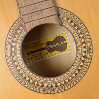 Giuseppe Miroglio & Figli Classical Guitar - Made in Catania, Italy c. 1950 - SOLD AS-IS image 5