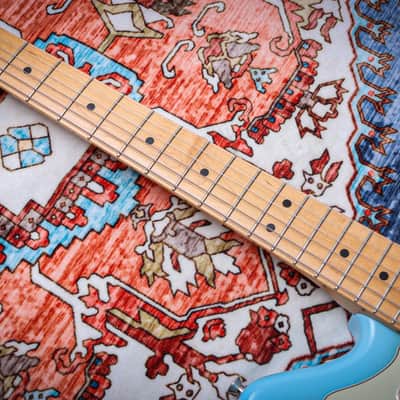 FENDER MIJ Hybrid II Jazzmaster FMT "Celeste Blue + Maple" (2024) image 12
