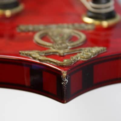 Vintage 1991 Alembic Omega Series Spoiler 5-String Bass, Red, Fat Boy Pickups, Please Message for Shipping Quote image 20