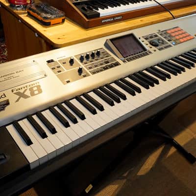Roland Fantom-X8 88-Key Workstation Keyboard 2003 - 2004 - Silver image 1