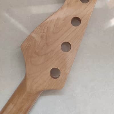 Maple Bass Guitar Neck, 24-Frets Tree of Life Inlay image 2