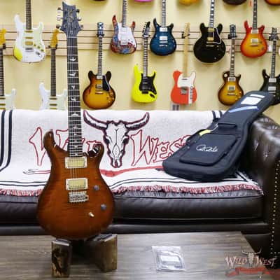 2023 Paul Reed Smith PRS Wild West Guitars 2023 Special Run CE 24 Painted Black Neck 57/08 Pickups Violin Amber Sunburst image 5