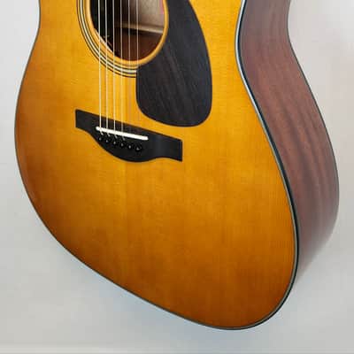 Yamaha FGX5 Red Label Folk Guitar, Gloss Finish, MIJ, All Solid, W/Atmosfeel Pickup System, HSC 2024 image 7