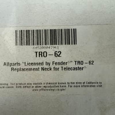 Allparts “Licensed by Fender®” TRO-62 Replacement Neck for Telecaster® image 5