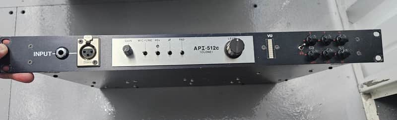 API 512C Mic Pre Amp %CLONE%  rackmount unit image 1