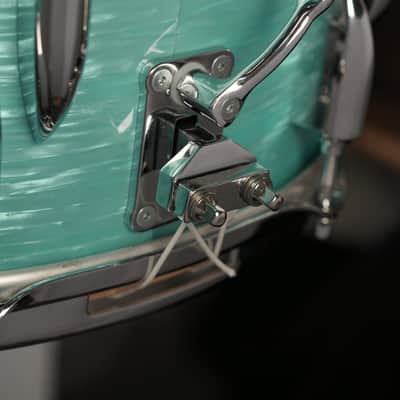Sonor 6.5x14" Vintage Beech Snare Drum - California Blue image 4