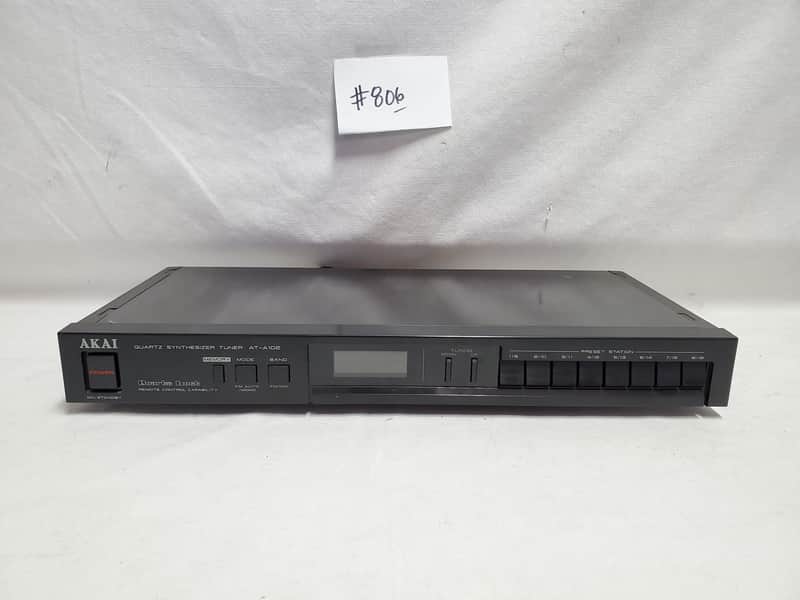 AKAI AT-A102 Quartz Synthesizer Tuner #806 Good Used Working Vintage Condition - image 1