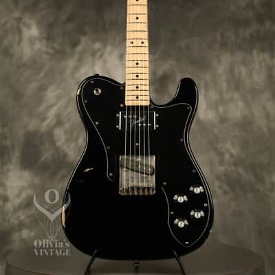 1987 Fender Made in Japan Telecaster Custom Black MIJ image 2