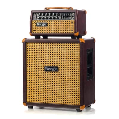 Mesa Boogie Mark Five:25 Head and 1x12 Cab - Wine Taurus Wicker Grille image 5