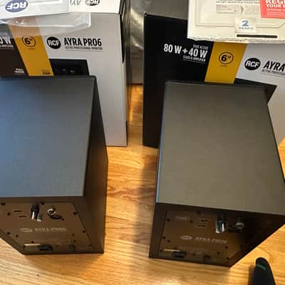 RCF AYRA PRO 6 2-Way 6" Active Studio Monitor (Pair) 2022 Black image 2