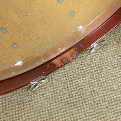 1980s Pearl All-Maple "MLX" Rosewood Lacquer Drum Set image 14