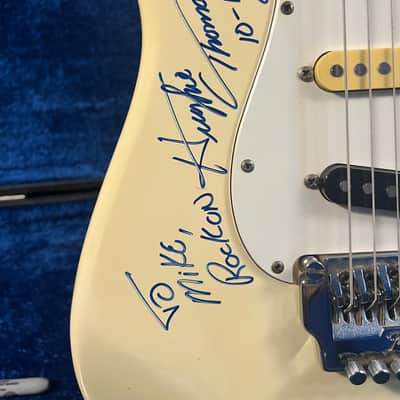Fender Standard Stratocaster signed By Hughie Thomasson image 3