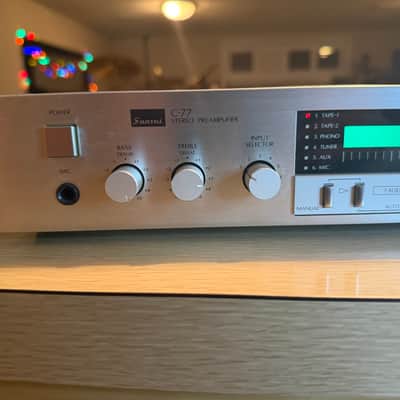 Beautiful Sansui C-77 Stereo Preamplifier Near Mint Freshly Serviced Very Rare🎶 image 5