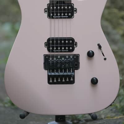 Jackson American Series Virtuoso™, Streaked Ebony Fingerboard - Satin Shell Pink image 1