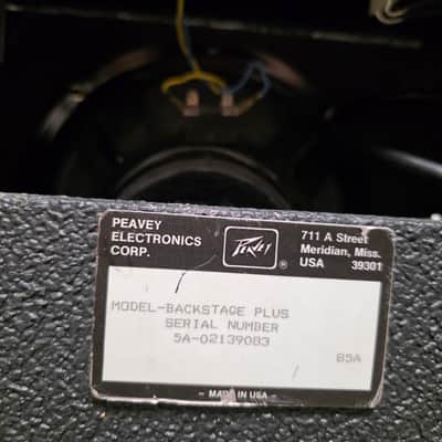 Peavy Backstage Plus 35w Guitar Amp image 2