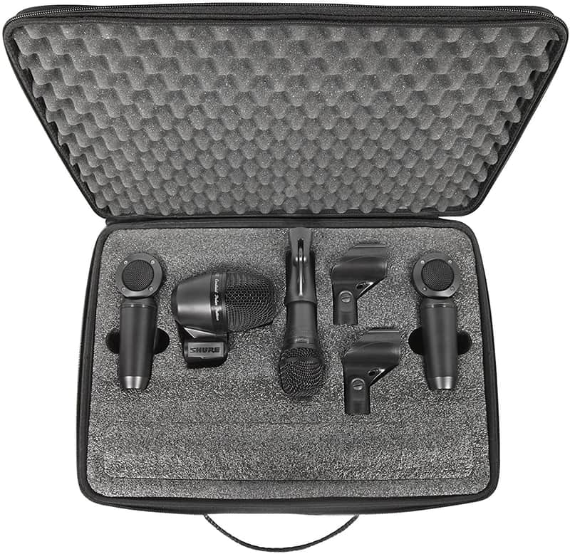 Shure PGASTUDIOKIT4 4-Piece Studio Kid Including 1-PGA52, 1-PGA57, 2-PGA181, & 1-A25D Stand Adapter image 1