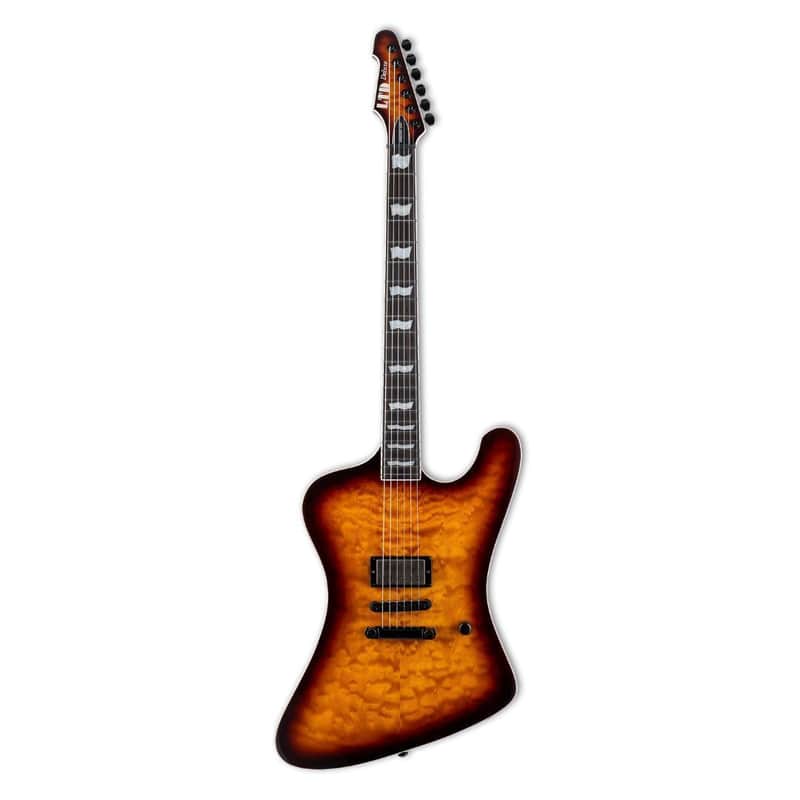 ESP LTD Phoenix-1001 6-String Right-Handed Electric Guitar with Quilted Maple Top, 3Pc Mahogany Neck, and Macassar Ebony Fingerboard (Tobacco Sunburst) image 1