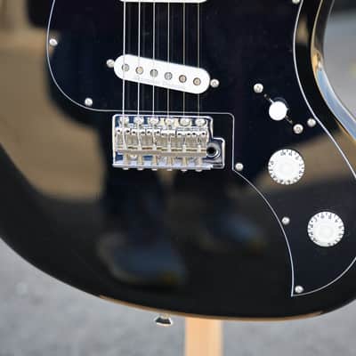 Kauer Guitars Custom David Gilmour Inspired Electroliner - Black image 3