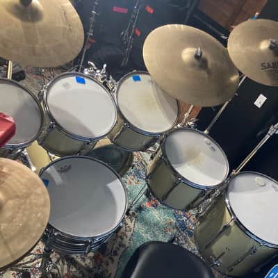 Little River Band, Derek Pellicci, 1994 Yamaha / Sabian, Recording Custom 7-Piece Drum Set, Cymbals, Hardware, Cases. COMPLETE! image 19