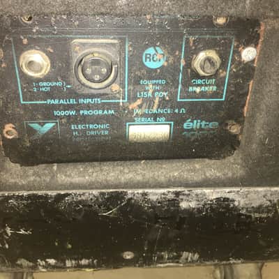 Elite Elite 1000 watt cabs 90’s - Black image 3