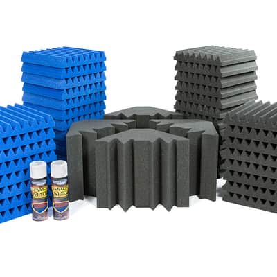 Universal Acoustics Mercury-2 Room Kit, Charcoal/Blue image 2