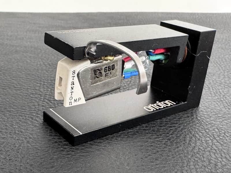 Stanton 680EL MI Phono Cartridge D6800EL Stylus & Audio Technica MG-10 Headshell