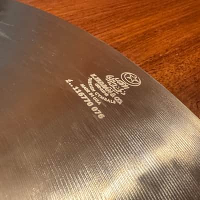 Zildjian 19" K Series Sweet Crash Cymbal 2018 - Present - Traditional image 6