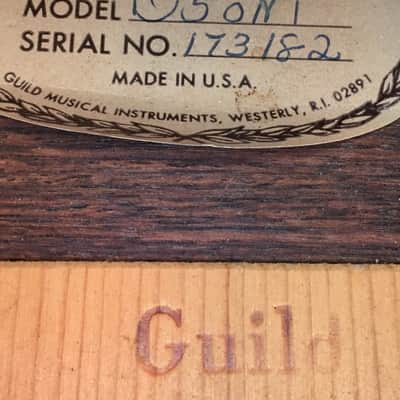 Guild D50 NT 1977 Natural image 14
