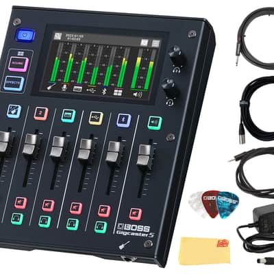 Boss Gigcaster 5 Audio Streaming Mixer w/ Instrument Cable image 1