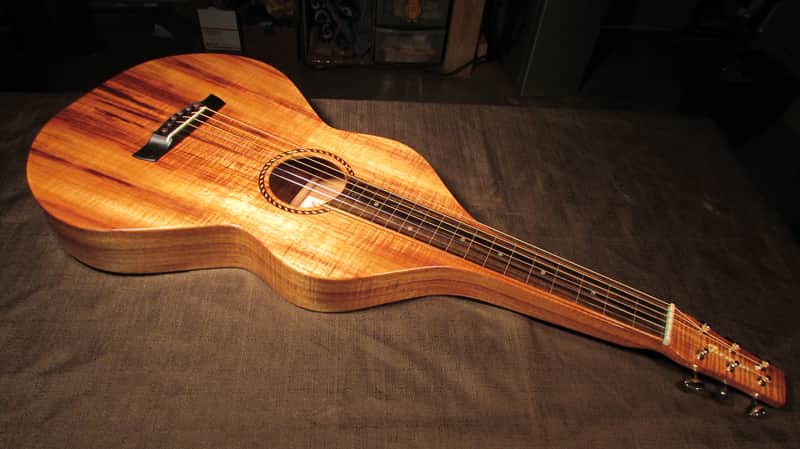 Iseman 'Style 1' Koa Weissenborn - Hawaiian Lap Steel Guitar image 1