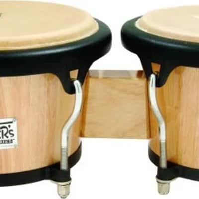 Toca PS Wood Bongos Small Natural Finish image 2