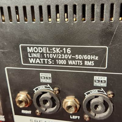 GTDaudio SK-16 1000 WATT Powered 16-Channel Mixer LOTS OF CONNECTIONS image 13