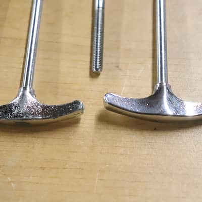 Ludwig USA 4 3/4" Chrome T Rods 8pk Vintage 1960's -70's image 2