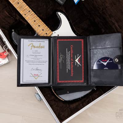 2006 Fender Masterbuilt Chris Fleming Eric Clapton Blackie Tribute Mint w/ Duck Bros Case, Tags, Receipt image 18