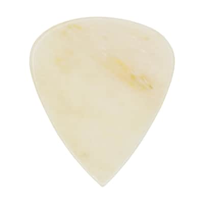 Camel Bone Guitar Or Bass Pick - 1.5 mm Heavy Gauge - 351 Shape - Natural Finish Handmade Specialty Exotic Plectrum - 1 Pack New