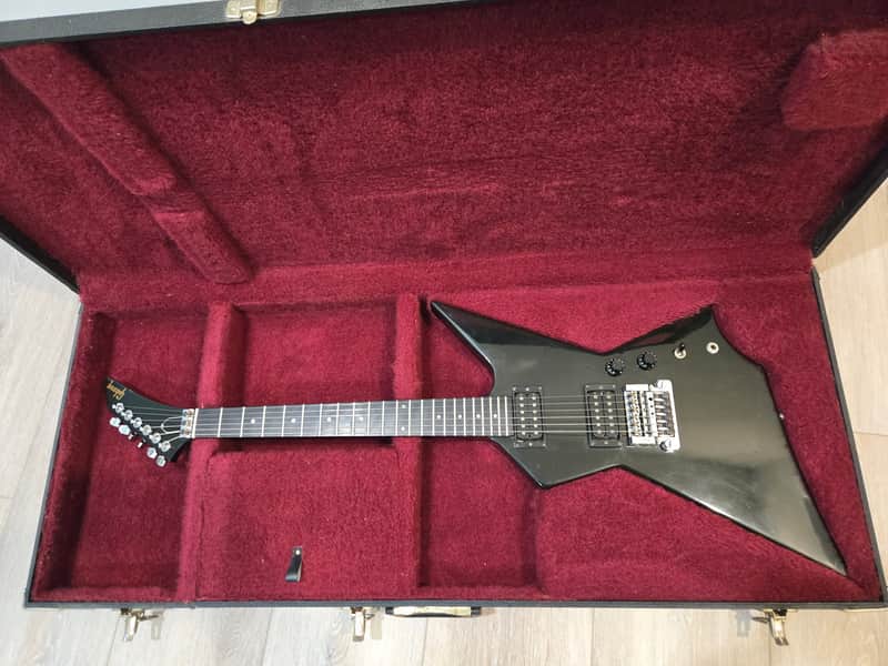 1985 Gibson Explorer XPL Ebony w/OHSC image 1