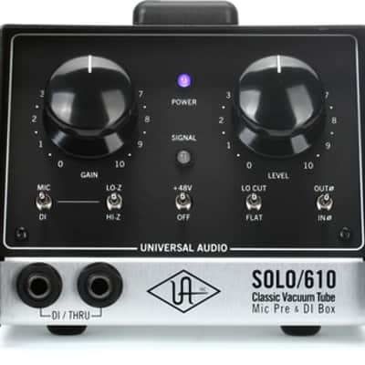 Universal Audio Solo/610 Desktop Tube Mic Preamp 2006 - Present - Black image 1