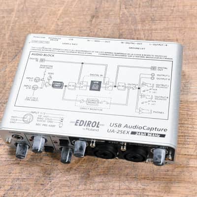 Roland Edirol UA-25EX 2 x 2 USB Audio & MIDI Interface (NO POWER SUPPLY) CG01C1Z image 9