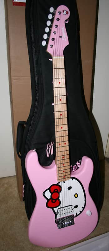 NEW Fender Squier Hello Kitty Stratocaster 2024 - Pink image 1