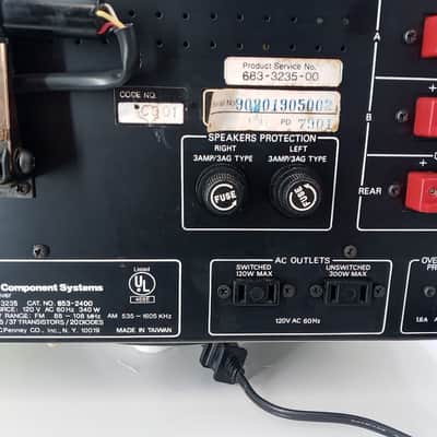 Modular Component Systems (MCS) 3235 AM/FM Stereo Receiver Amplifier - Tested - RV-0040 image 8